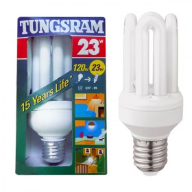 Енергоспестяваща крушка TUNGSRAM 23W E27, 2700K, 1500 lm